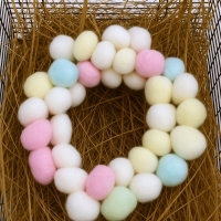 Наполнитель хлопковый для грызунов, разноцветный, 50 шариков