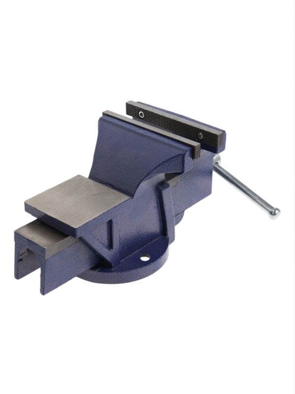 Тиски слесарные ТУНДРА, с наковальней, высокопрочный чугун ВЧ-40, 150 мм