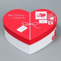 Коробка подарочная, упаковка, &laquo;Любовь повсюду&raquo; 16 х 14 х 6 см