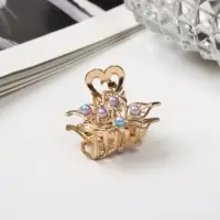 Крабик для волос &laquo;Адель&raquo;, бабочка, 2.5 см, золото