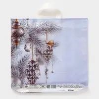 Пакет &laquo;Серебряное сияние&raquo;, полиэтиленовый с петлевой ручкой, 42&times;44 см