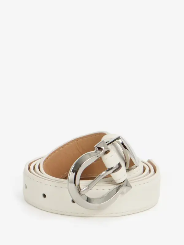 Ремень жен 04-01-02-01, Март2507, 2,3*0,3*110 см, без винта, пряж металл, 1 прокол,