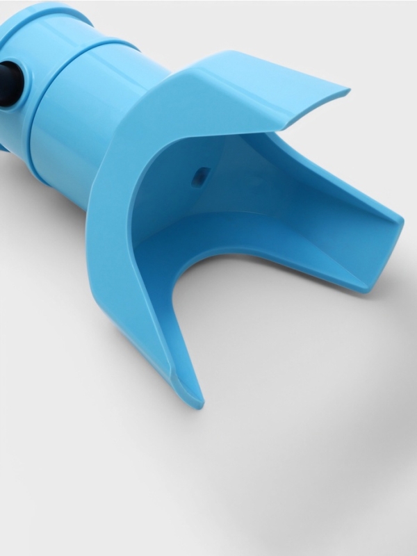 Башня пивная TowerRocket, 3 л, ёмкость для льда, подсветка, пластик, голубая