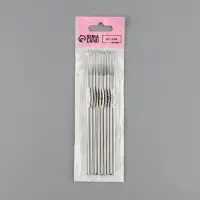 Крючок для вязания, железный, d=0.5 мм, 12.5 см