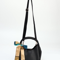 Сумка женская тоут на молнии, цвет чёрный