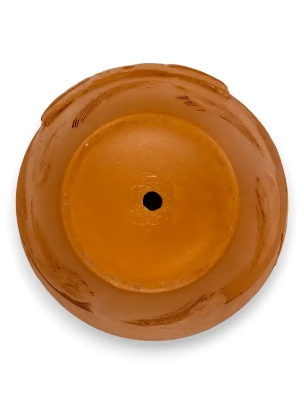 Горшок цветочный с поддоном 1,4 л, d15/h13 см терракот керамика, "Голландия" (М)