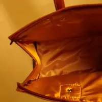 Сумка плетёная на молнии из пандана 35х12х40 см, светло-коричневый