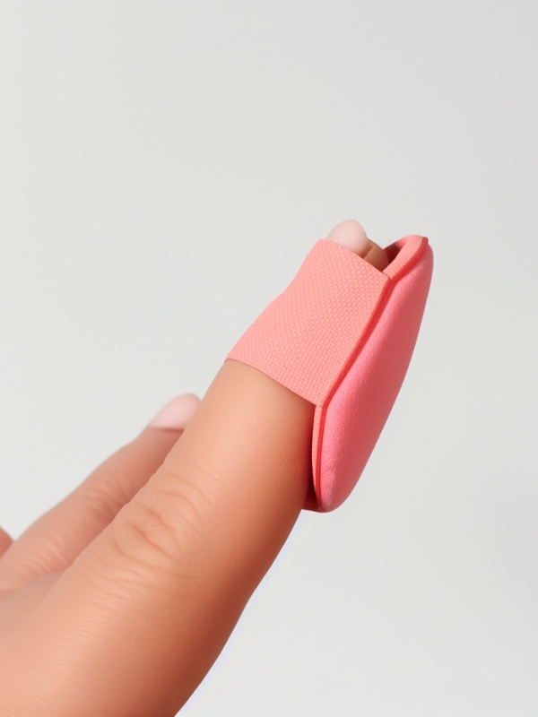 Набор спонжей д/макияжа овал (наб 5шт цена за наб) латекс МИКС пакет QF