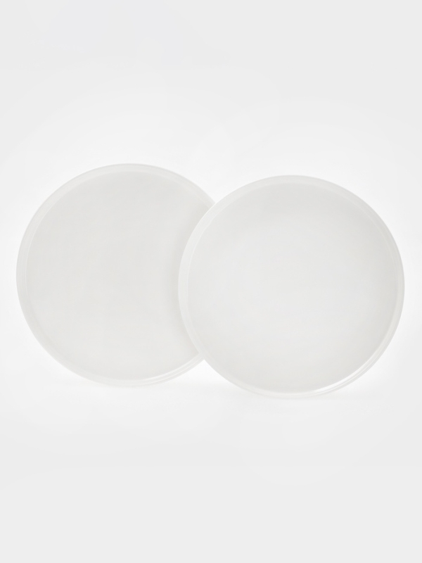 Набор тарелок 2 шт 26х2 см Magistro  "White Snow"