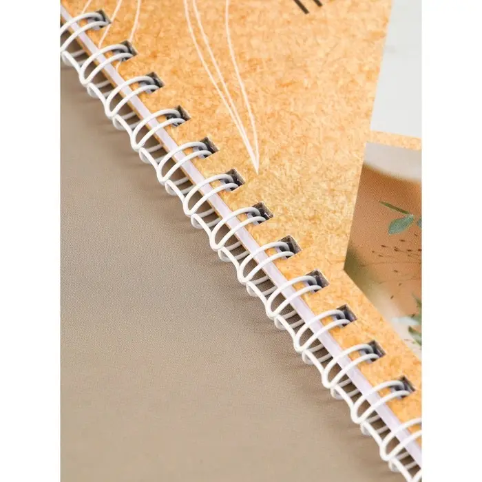 Книга свадебных пожеланий "Семья", коллаж, крафт, на пружине ВБ, 21.1 х 21 см