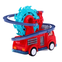 Пожарная машина &laquo;Супер отряд&raquo;, 3 утёнка, световые и звуковые эффекты, работает от батареек
