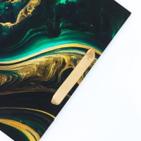 Пакет подарочный ламинированный вертикальный &laquo;Мрамор&raquo;, M 26 &times; 32 &times; 12 см