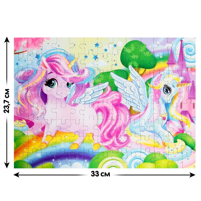 Пазл &laquo;Мир единорогов&raquo;, 104 элемента