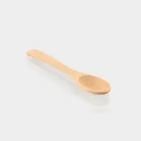 Сахарница с крышкой и ложкой из бамбука, 500 мл, 8х10,4 см