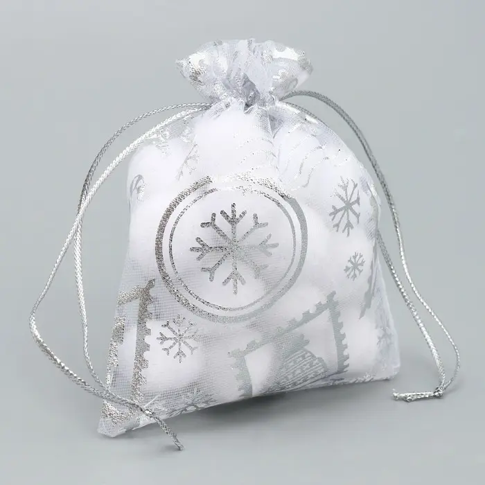 Мешочек подарочный органза &laquo;С любовью&raquo;, 10 х 12 см +/- 1.5 см