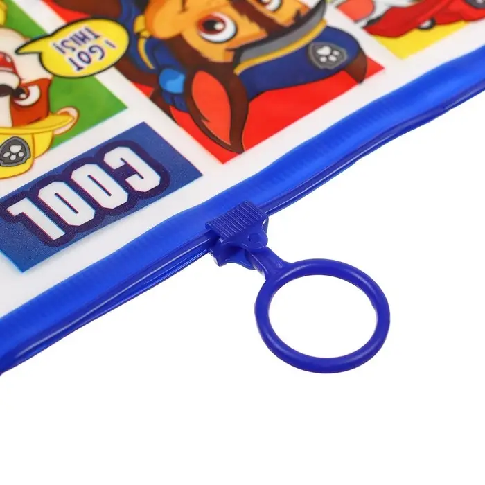 Пенал мягкий, 1 отделение, 100&times;210 мм, ПВХ, &laquo;Щенячий патруль&raquo;