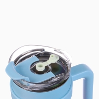 Термокружка с трубочкой 900 мл, сохраняет тепло 6 ч