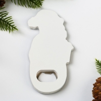 Новый год. Открывашка для пива &laquo;Медведь&raquo;, 7.2х13.8 см