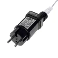 Гирлянда &laquo;Нить&raquo; 100 м роса, IP44, серебристая нить, 1000 LED, пульт, 36 В, свечение тёплое белое