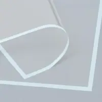 Пленка для декора и флористики, глянцевая, однотонная, голубая, &laquo;Полоса&raquo;, лист 1 шт., 58&times;58 см