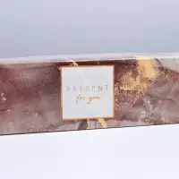 Коробка для макарун, кондитерская упаковка &laquo;Present&raquo;, 18 х 5.5 х 5.5 см