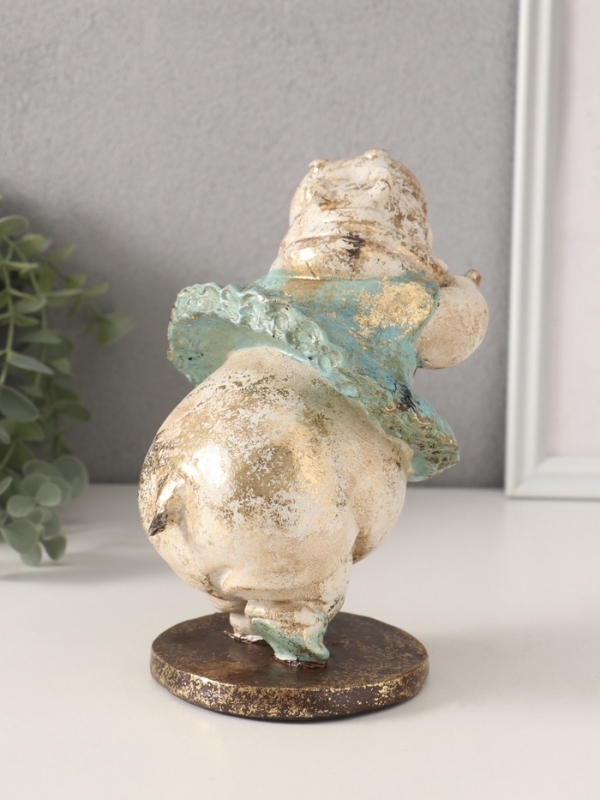 Сувенир полистоун "Бегемотик в пачке" 11х14,5х18 см