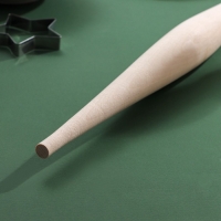 Скалка Доляна &laquo;Веретено&raquo;, длина 50 см, больший d=4,3 см, меньший d=1 см, берёза