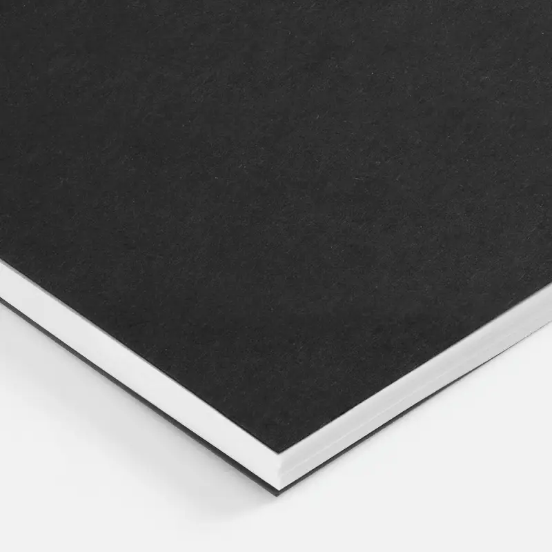 Блокнот Salvador в клетку, черный ver.2