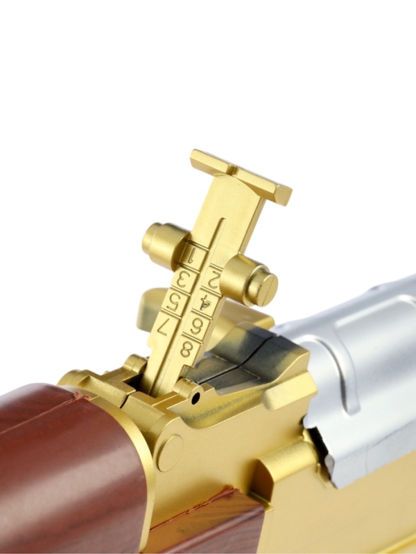 Автомат "АК-47 золотой" с лазером, 46 см