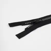 Молния &laquo;Трактор&raquo;, №8, разъёмная, замок автомат, 80 см, чёрная