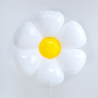 Шар фольгированный 46" &laquo;Ромашка белая&raquo;