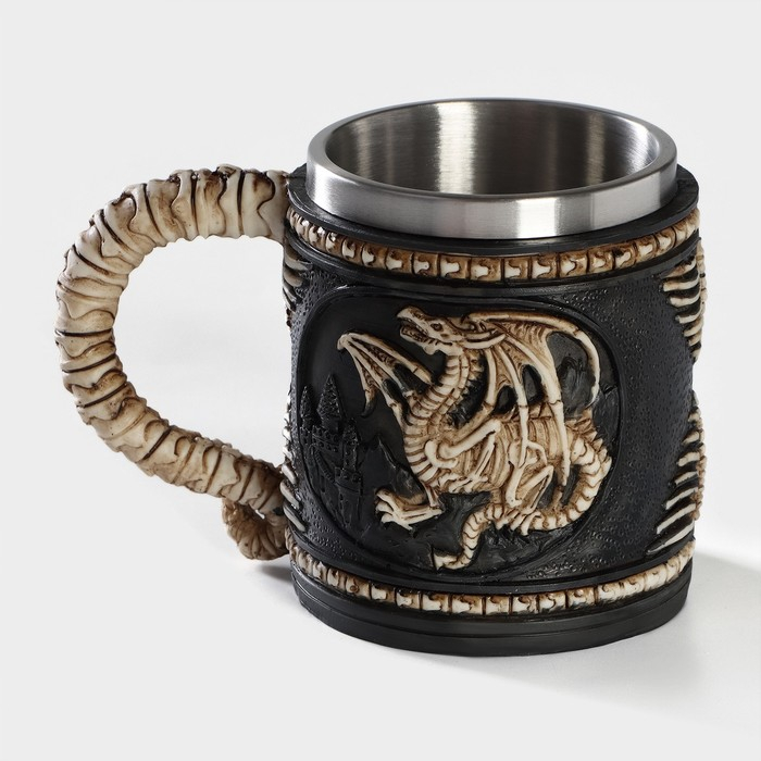 Кружка из нержавеющей стали &laquo;Дракон. Хэллоуин&raquo;, 400 мл