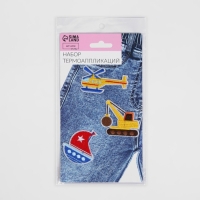Набор термоаппликаций &laquo;Транспорт&raquo;, 3 шт