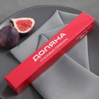 Нож столовый из нержавеющей стали Доляна &laquo;Майя&raquo;, длина 22,8 см, цвет серебряный