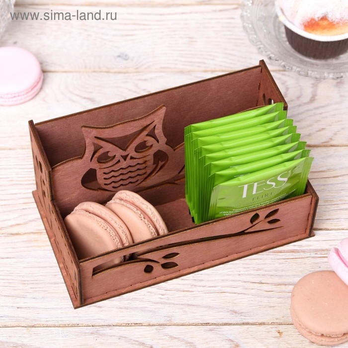 Органайзер для хранения кухонных мелочей &laquo;Сова&raquo;, 16,2х9,5х10 см