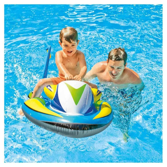 Игрушка надувная для плавания &laquo;Скутер&raquo; с ручками, 117 х 77 см, от 3 лет, 57520NP INTEX, цвет МИКС