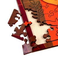 Пазлы деревянные фигурные &laquo;Свободный полёт&raquo;, 151 элемент