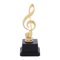 Наградная фигура &laquo;Нота&raquo;, подставка пластик черная, 16,5 х 6,5 х 4 см.