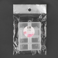 Органайзер для рукоделия, с подвесом, 8 отделений, 8 &times; 6 &times; 2 см, цвет прозрачный