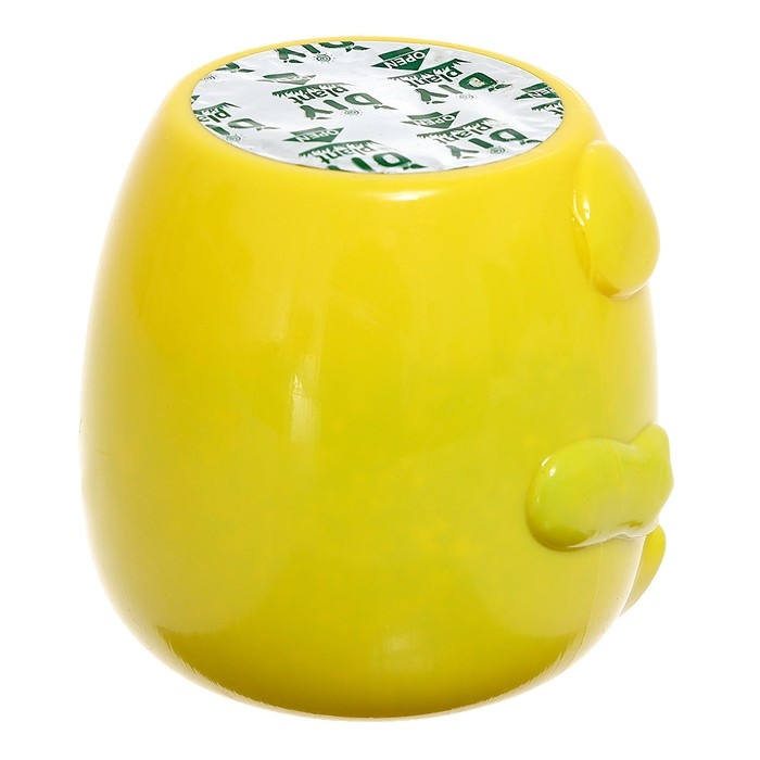 Набор для опытов &laquo;Котики. Выращиваем травку&raquo;, жёлтый горшочек