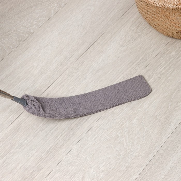 Щётка для пыли Raccoon, плоская насадка 40&times;7,5 см, пушистая насадка 41&times;13 см, телескопическая ручка 230 см