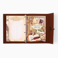Родословная книга &laquo;Наш род&raquo;, 56 листов, бордо, 35 х 23,5 см