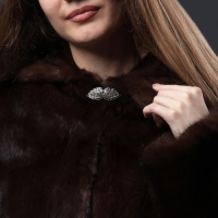 Декоративная застёжка, 6 &times; 2 см, цвет серебряный