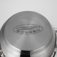 Набор кастрюль &laquo;Гретта&raquo;, 3 предмета: 1,6 л, 2,2 л, 3,2 л, капсульное дно, индукция