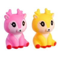 Набор резиновых игрушек для ванны &laquo;Оленята&raquo;, 2 шт, цвет МИКС, Крошка Я