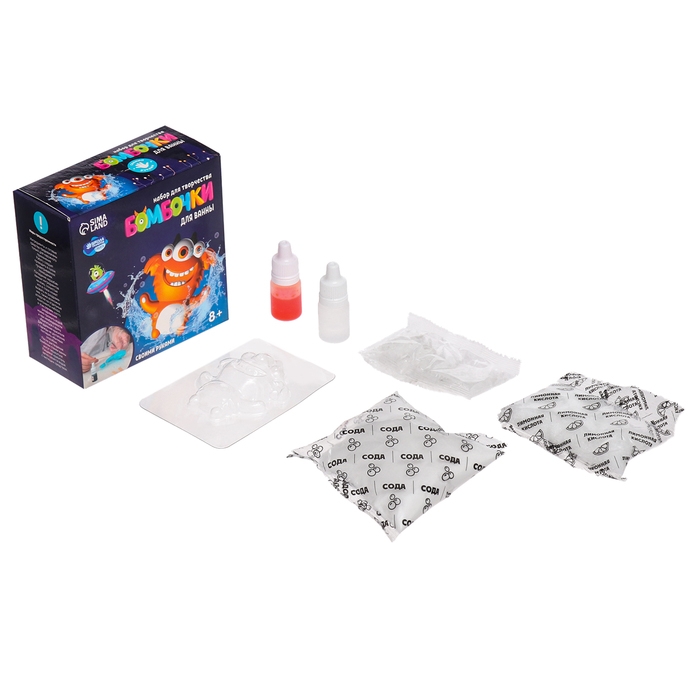 Набор для творчества. Бомбочки для ванн своими руками &laquo;Весёлый монстрик&raquo;