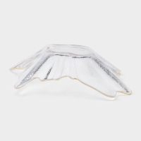 Тарелка стеклянная сервировочная &laquo;Рени&raquo;, 24&times;22&times;6 см, цвет прозрачный