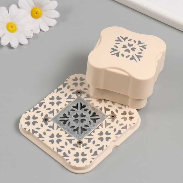 Дырокол фигурный рисунок 3,8х3,8 см "Колейдоскоп" 6.1х6,1х4,1 см