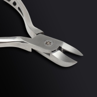 Кусачки педикюрные &laquo;Premium&raquo;, скрытая пружина, 13 см, длина лезвия - 16 мм, цвет серебристый