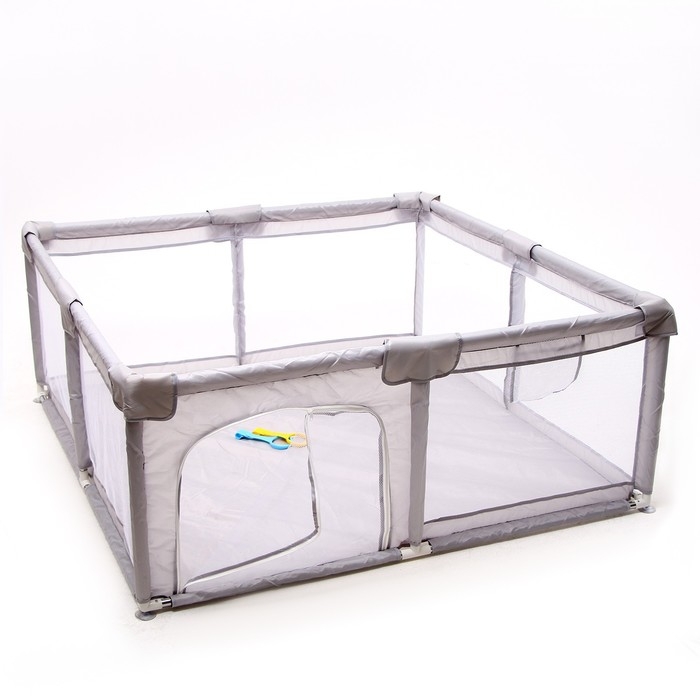 Манеж детский &laquo;Серый&raquo;, 150х150х68 см